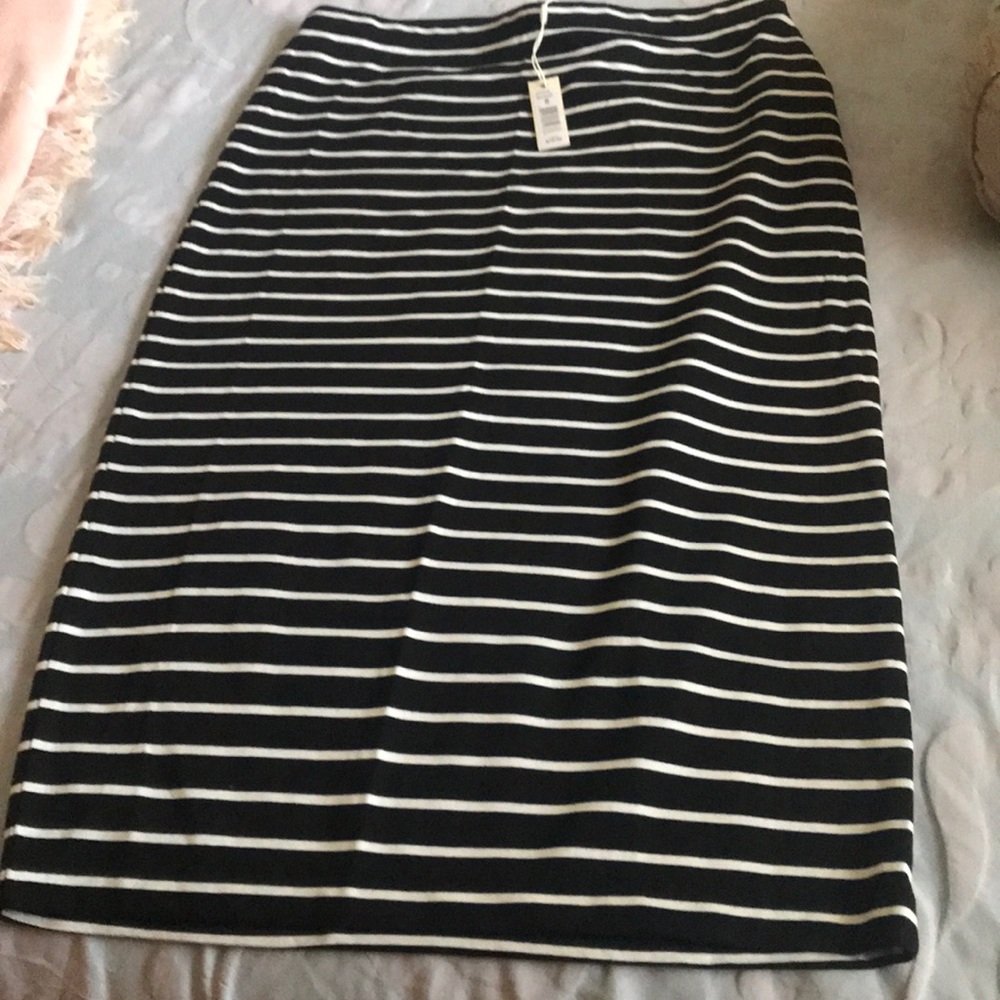 Black and white skirt